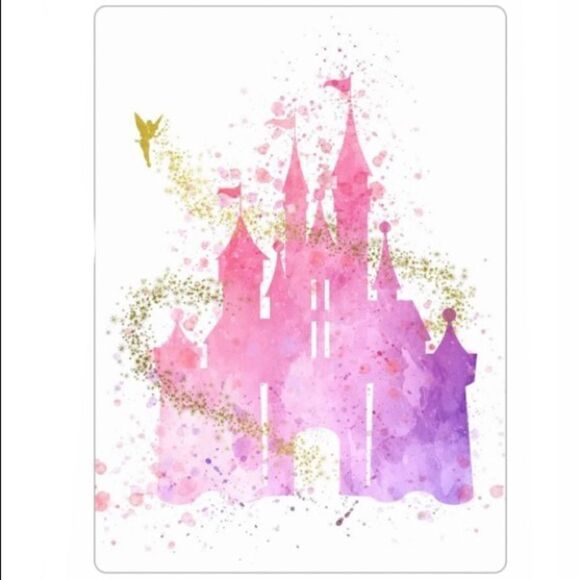 Disney Castle Watercolor Magnet - Picture 2 of 2
